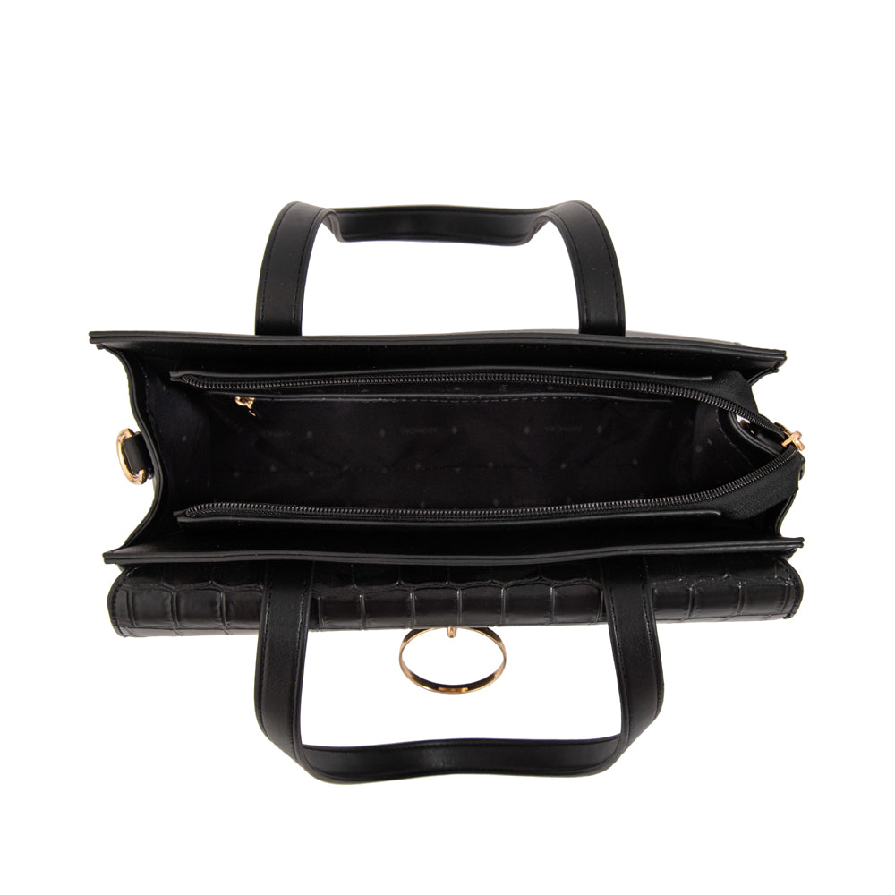 Cartera tote maggie negro