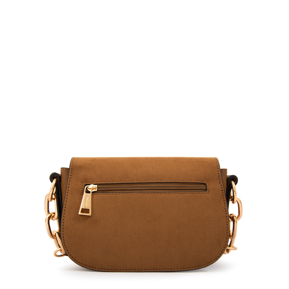 Cartera bandolera chiara café