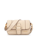 Cartera bandolera con tapa tifany pequeña blanco crudo