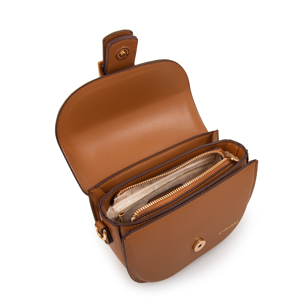 Cartera bandolera tifany pequeña camel
