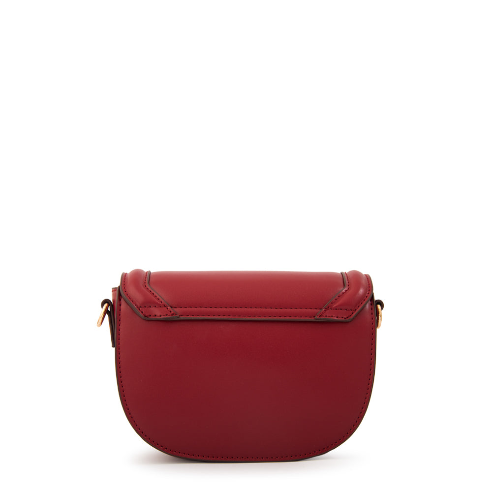 Cartera bandolera tifany pequeña rojo oscuro