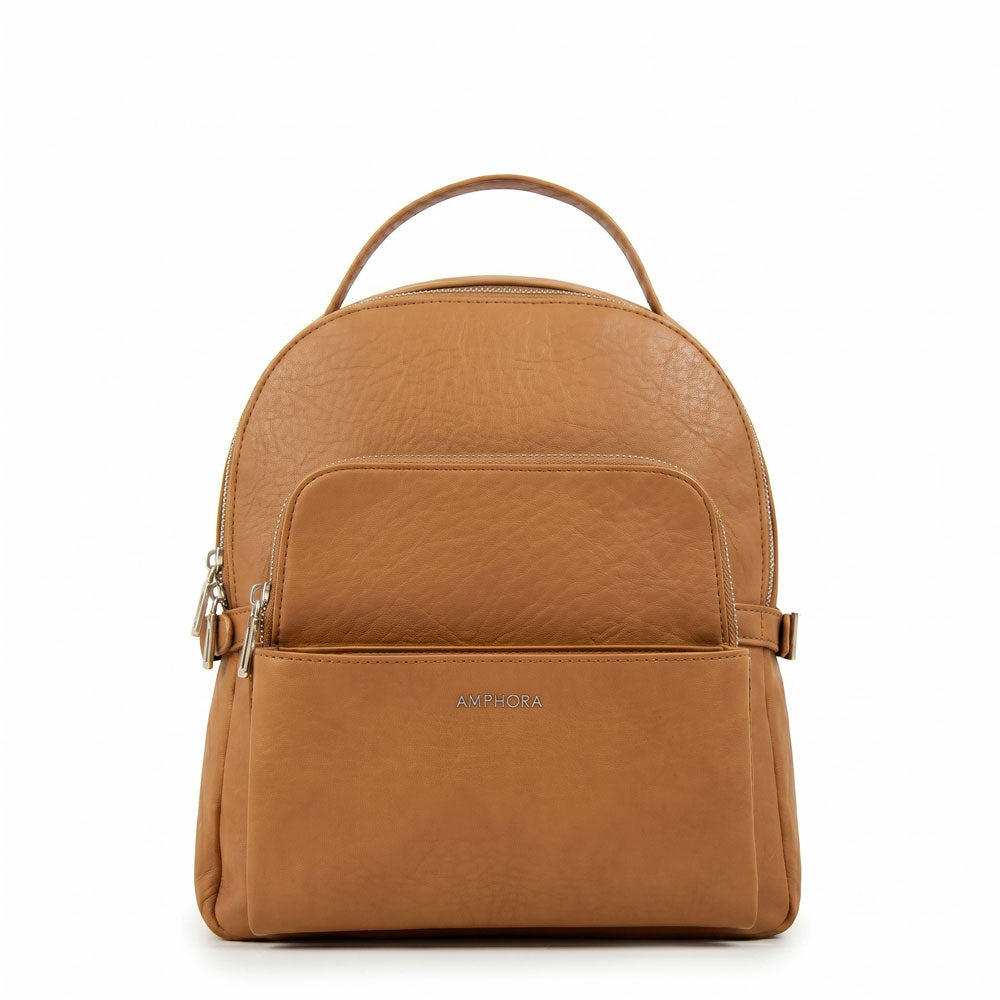 Mochila flabia mediana camel