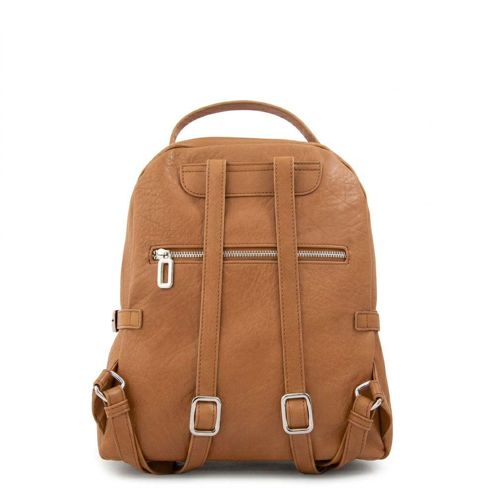Mochila flabia mediana camel