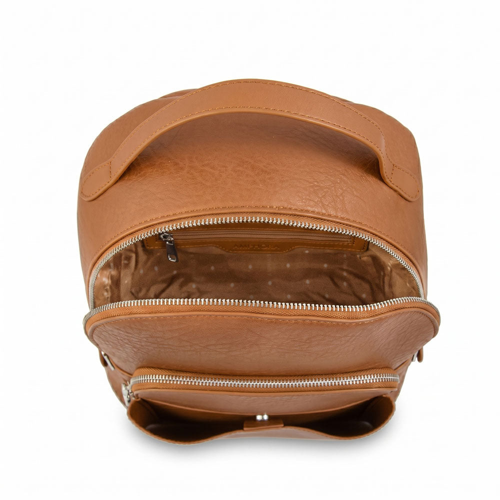 Mochila flabia mediana camel