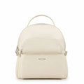 Mochila flabia mediana blanco crudo