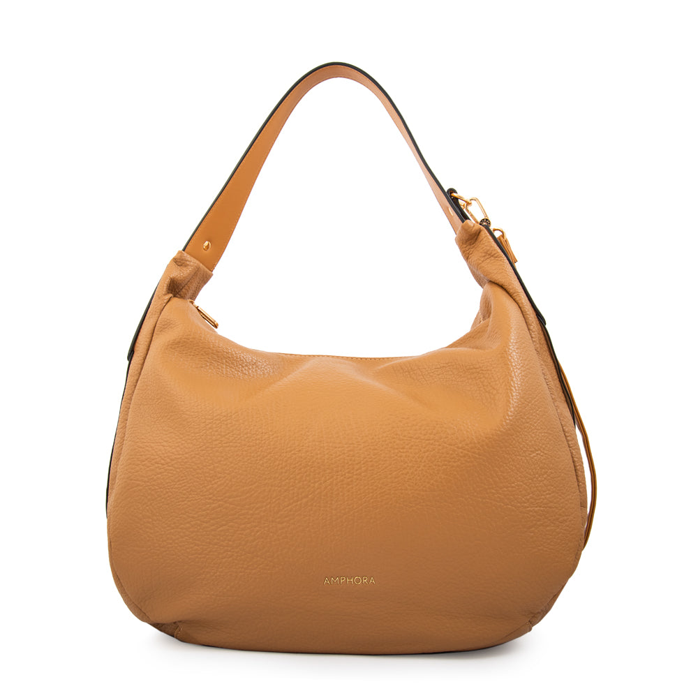 Mochila gilian grande beige oscuro