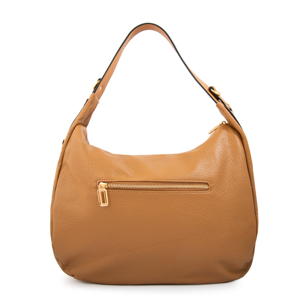Mochila gilian grande beige oscuro