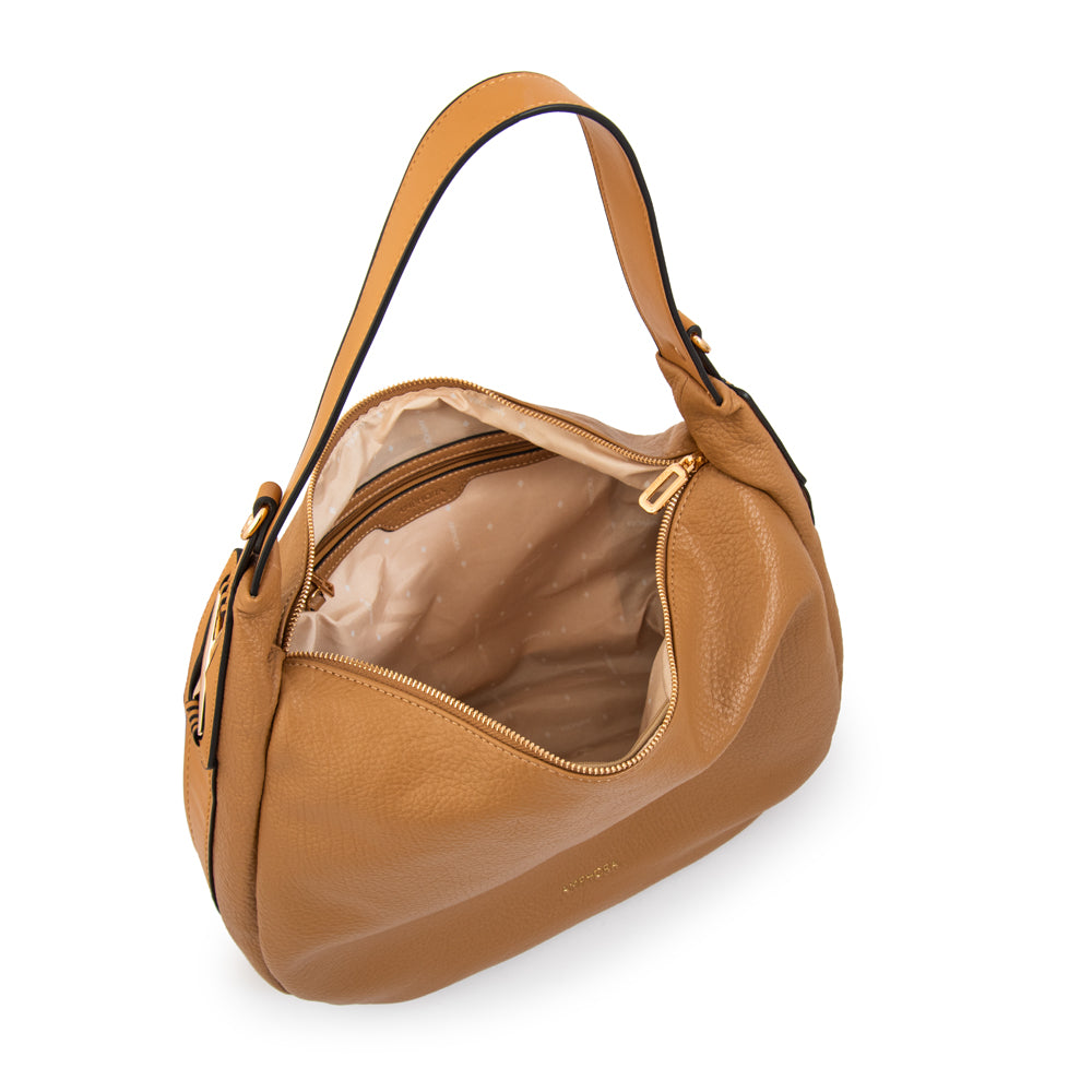 Mochila gilian grande beige oscuro