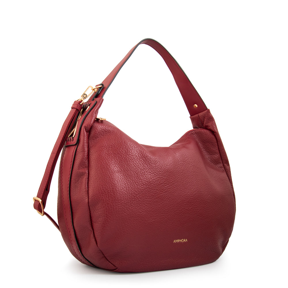 Mochila gilian grande rojo oscuro