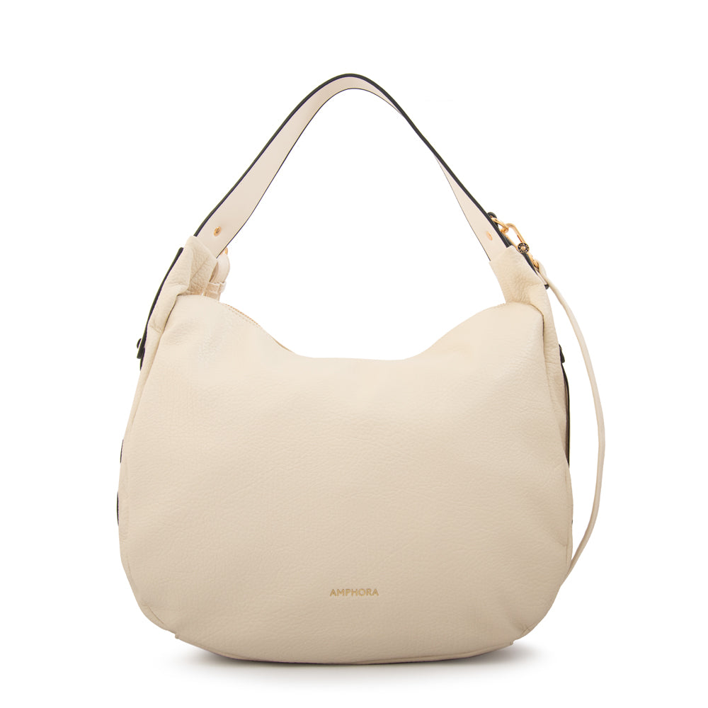 Mochila gilian grande blanco crudo