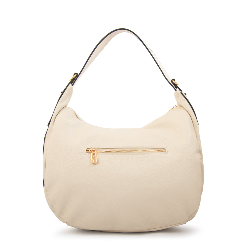 Mochila gilian grande blanco crudo