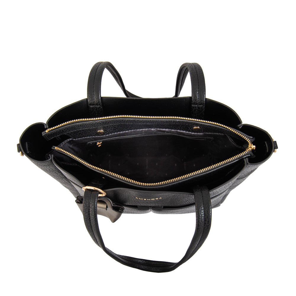 Cartera tote elda grande negro