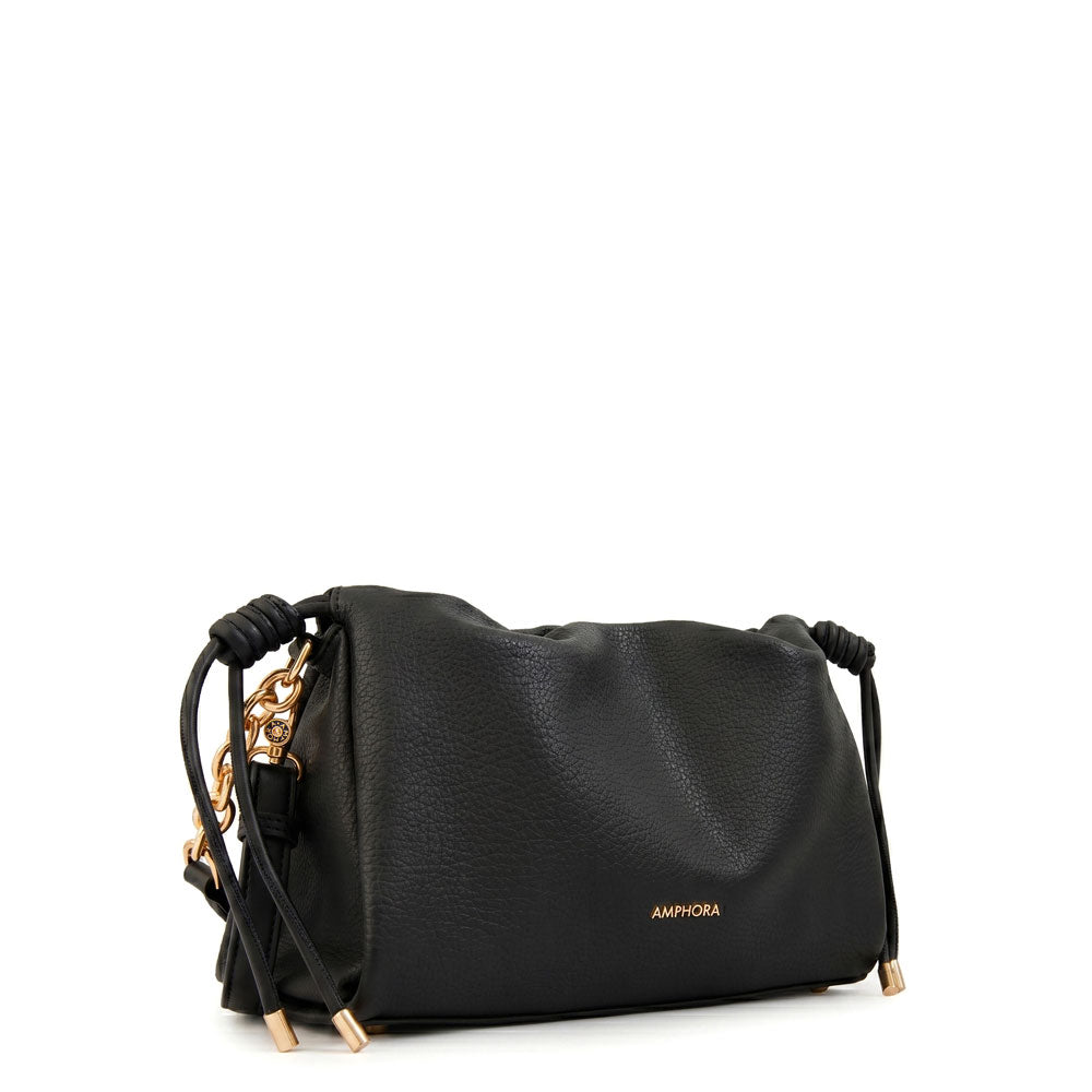 Cartera bandolera leira mediana negro