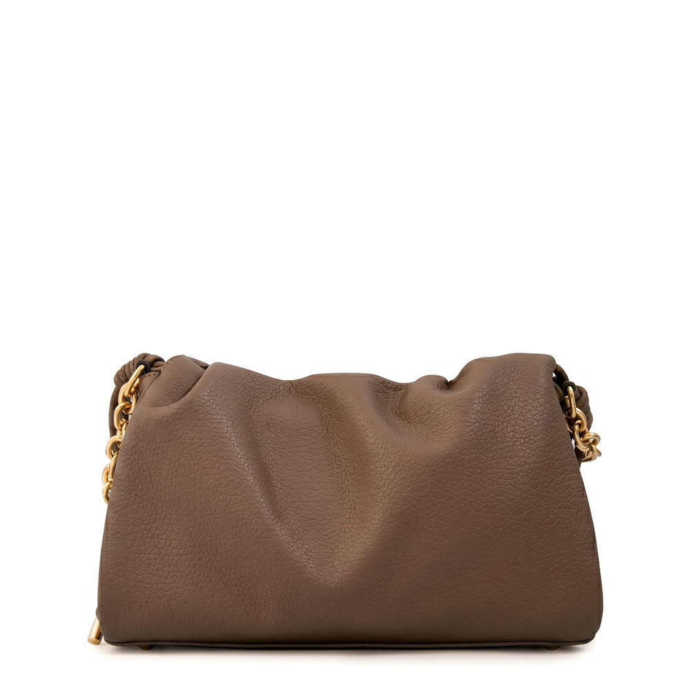 Cartera bandolera leira mediana café