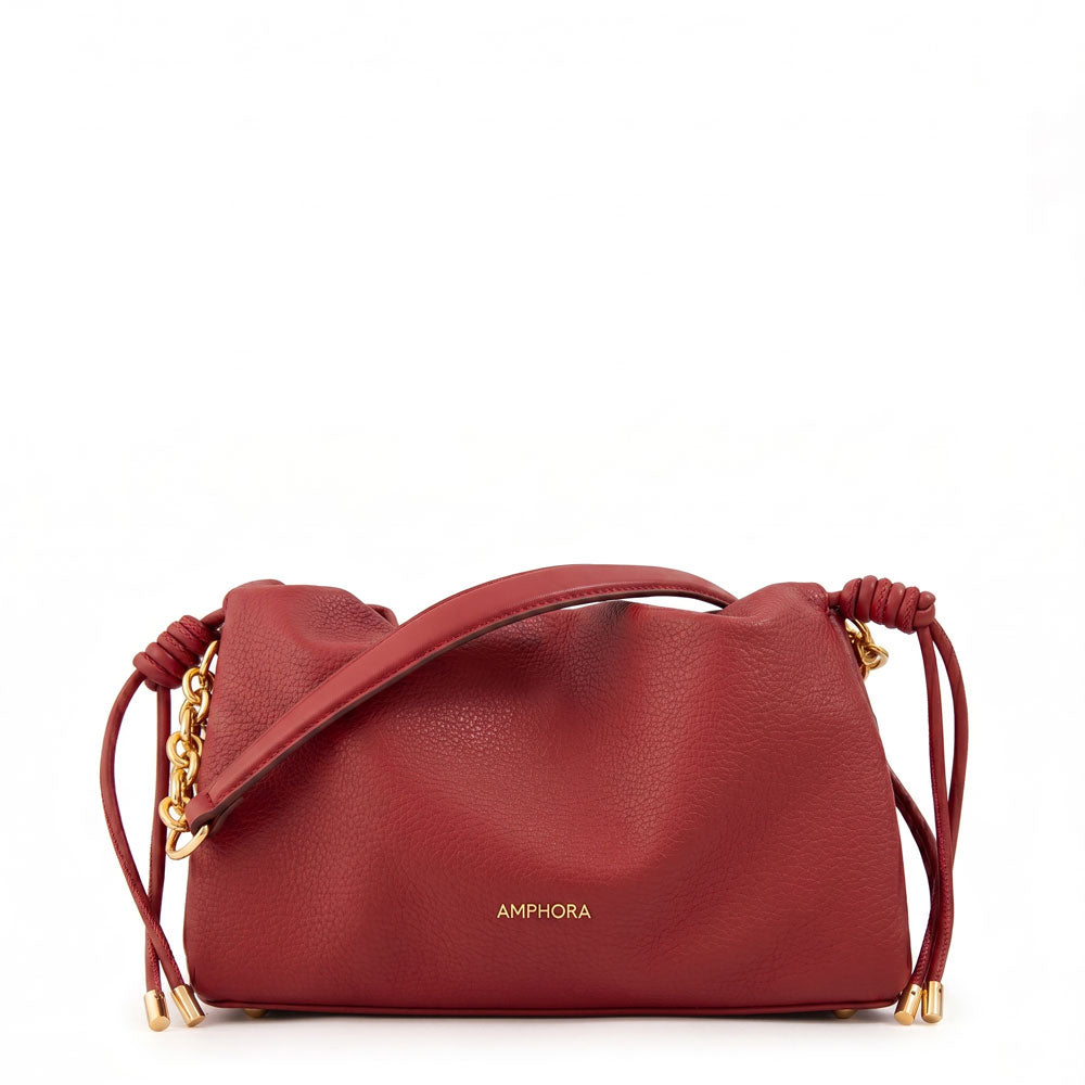 Cartera bandolera leira mediana rojo