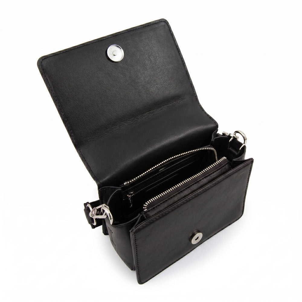 Cartera bandolera astrid pequeña negro