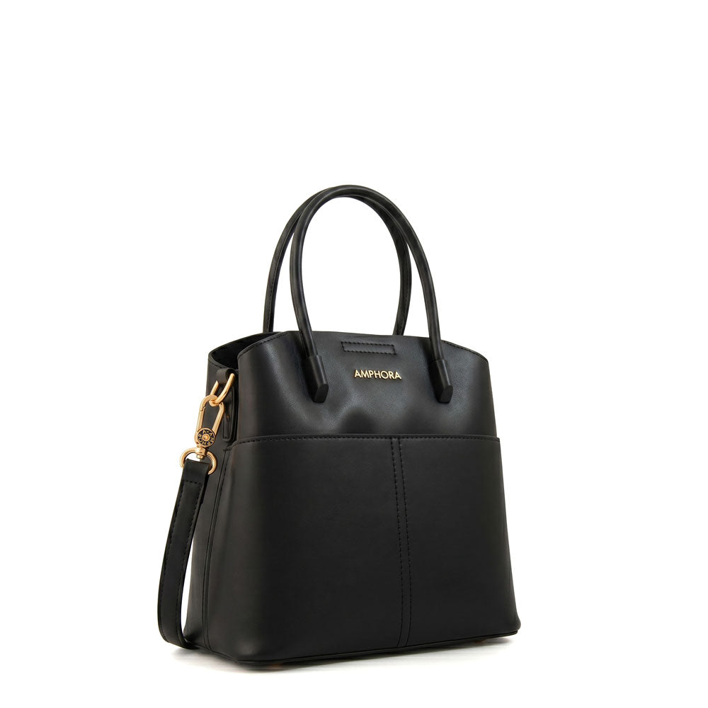 Cartera bandolera ebra mediana negro