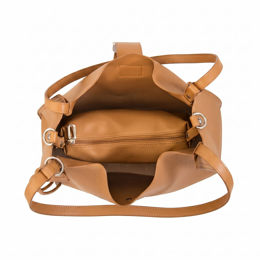 Cartera tote lirai café