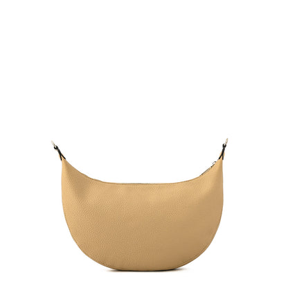 Cartera bandolera mediana ostara beige oscuro