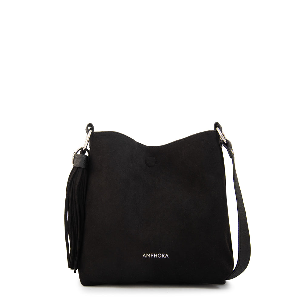 Cartera bandolera reversible raven negro