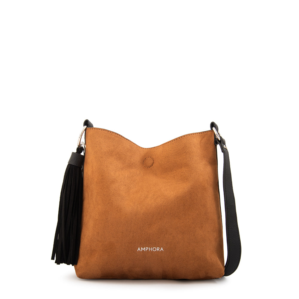 Cartera bandolera reversible raven
