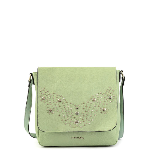 Cartera Bandolera carter con tapa grande verde agua