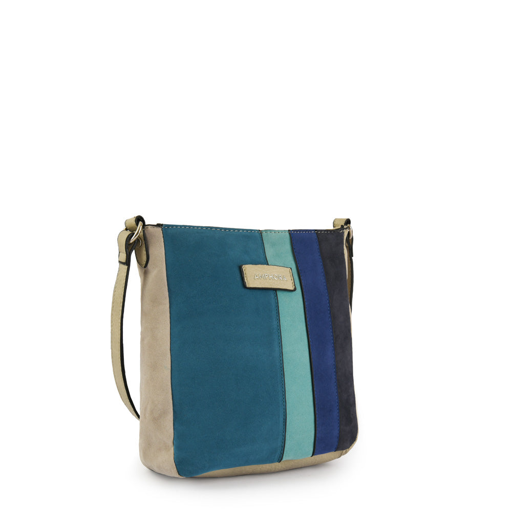 Cartera bandolera gilda mediana gris