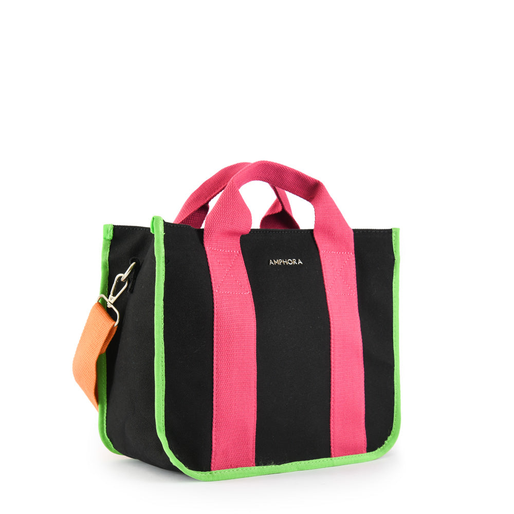 Cartera tote gillian pequeña negro