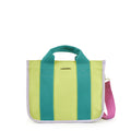 Cartera tote gillian pequeña verde limon
