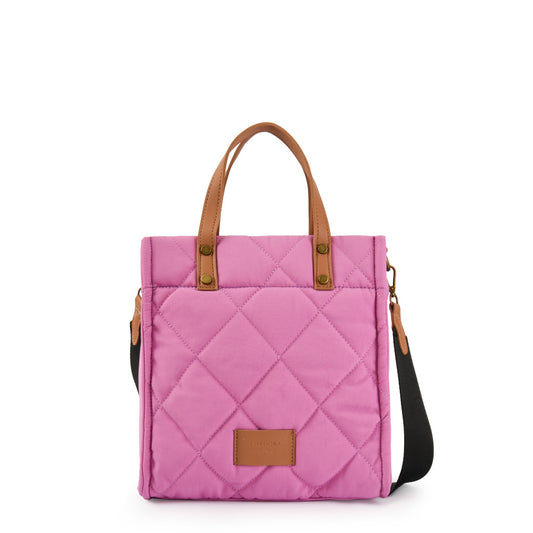 Cartera tote josefa pequeña rosado