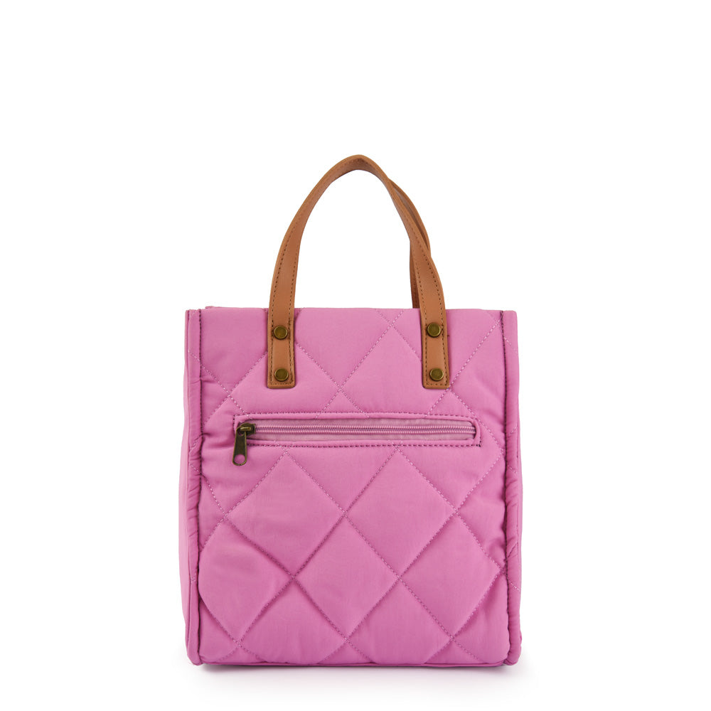 Cartera tote josefa pequeña rosado