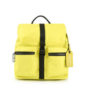 Mochila con tapa malu mediana verde limon