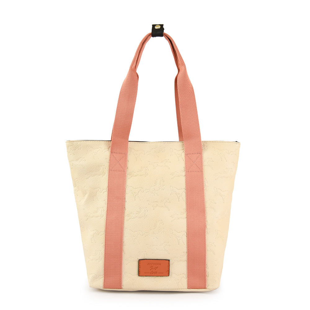 Cartera tote horses mediana