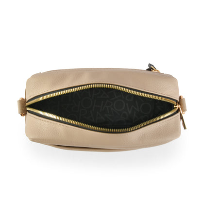 Cartera bandolera pequeña paradis taupe