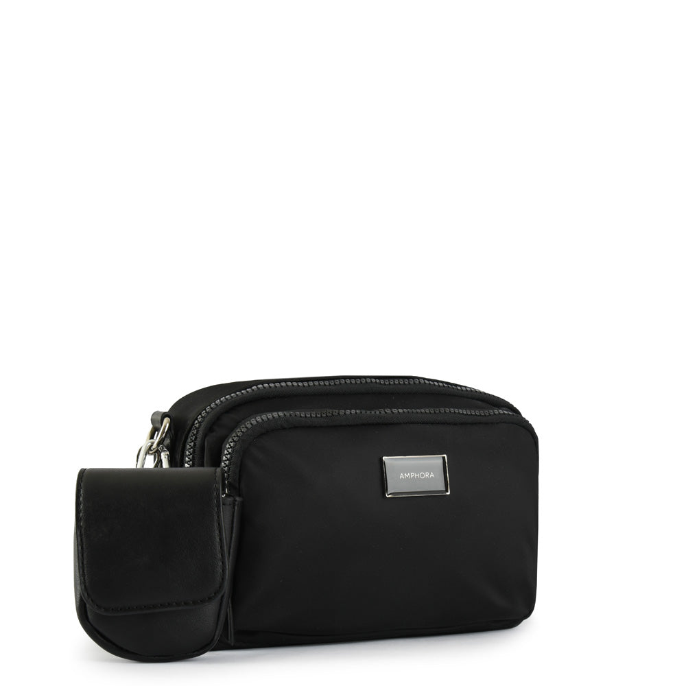 Cartera bandolera pequeña galilea negro