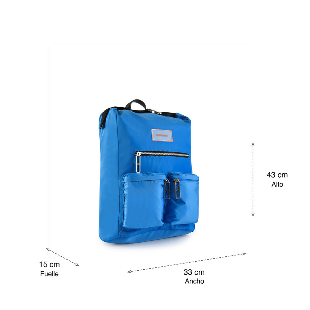 Mochila porta notebook dollie grande azul