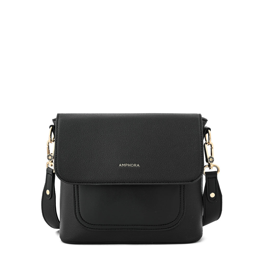 Cartera bandolera mediana grace negro