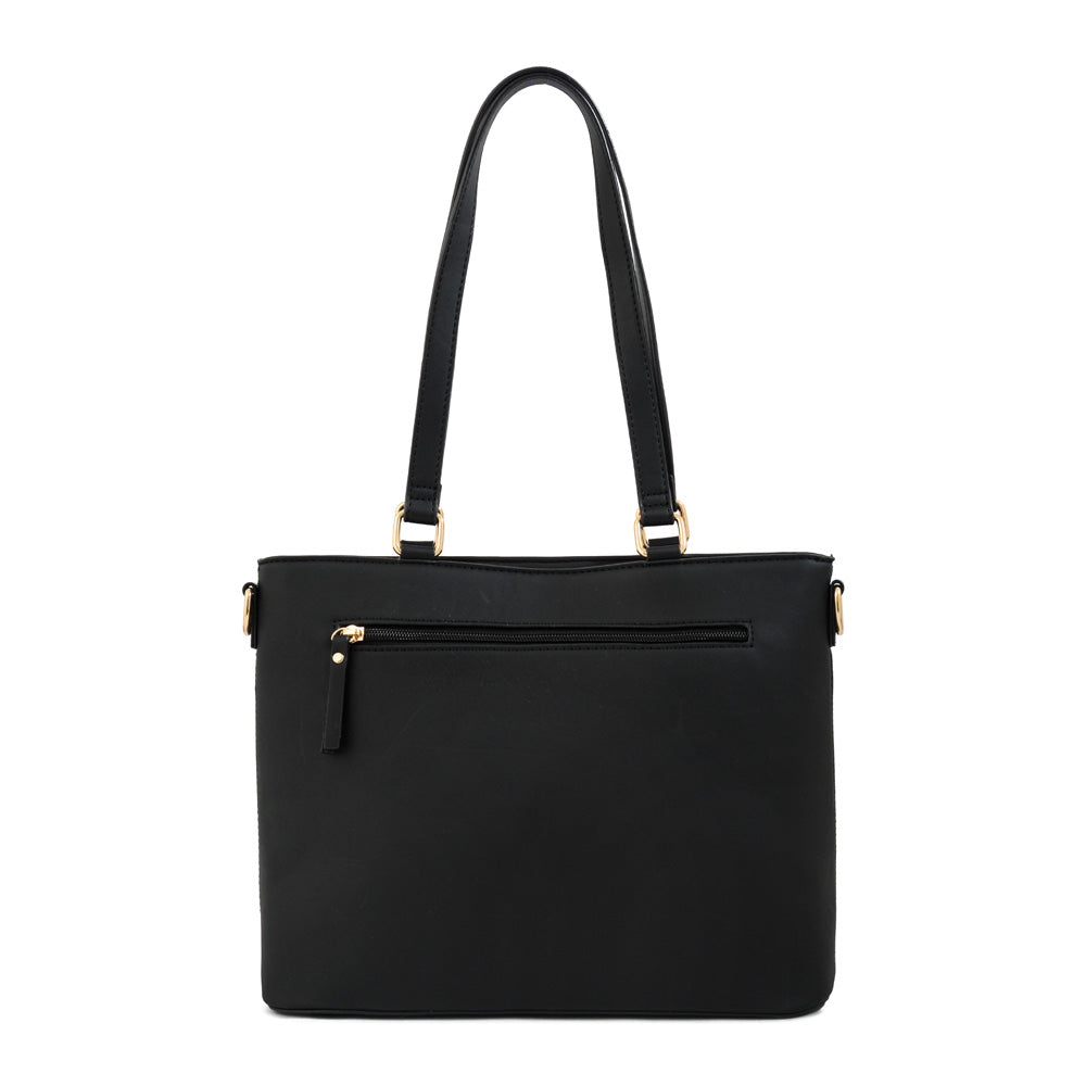 Cartera tote grace mediana negro especial