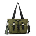 Cartera tote bindi mediana verde oliva