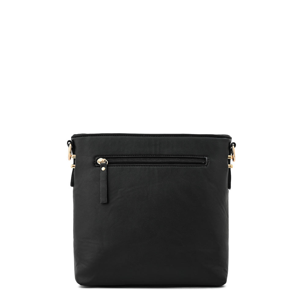 Cartera bandolera manila mediana negro