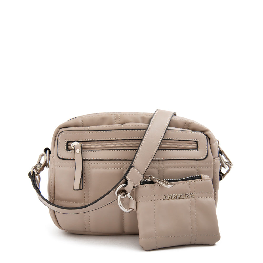 Cartera bandolera croacia pequeña taupe