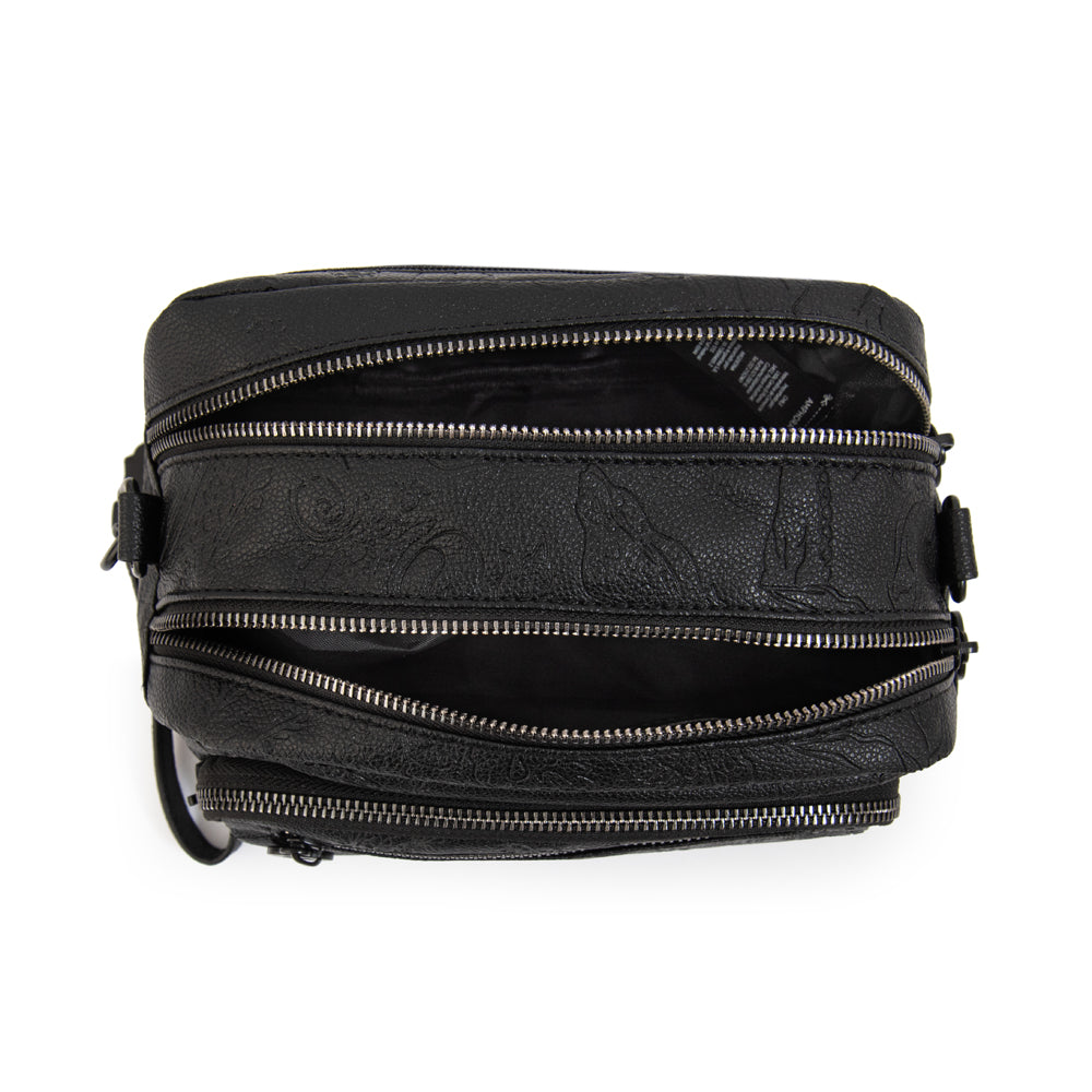 Cartera bandolera voyage pequeña negro