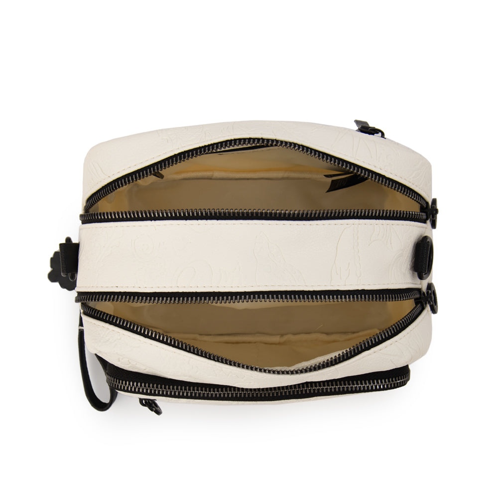 Cartera bandolera voyage pequeña blanco