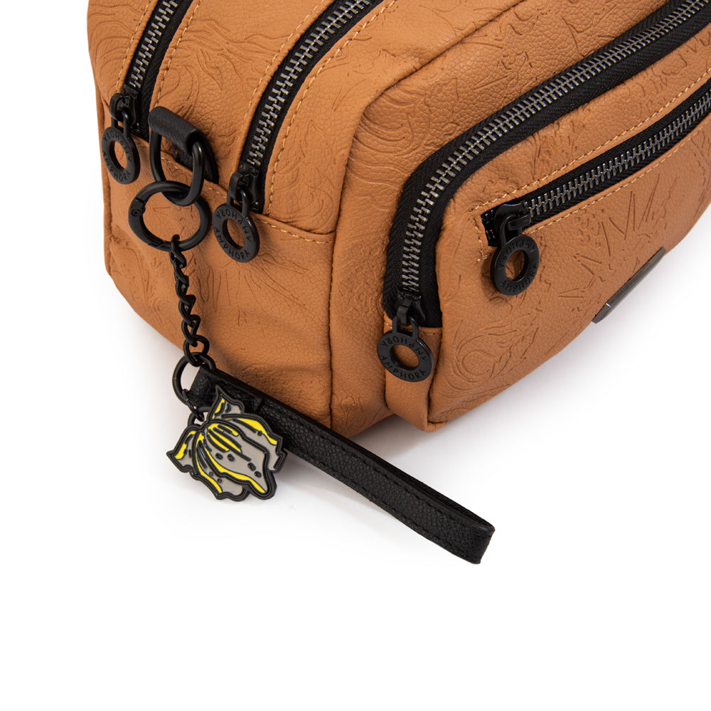 Cartera bandolera voyage pequeña camel