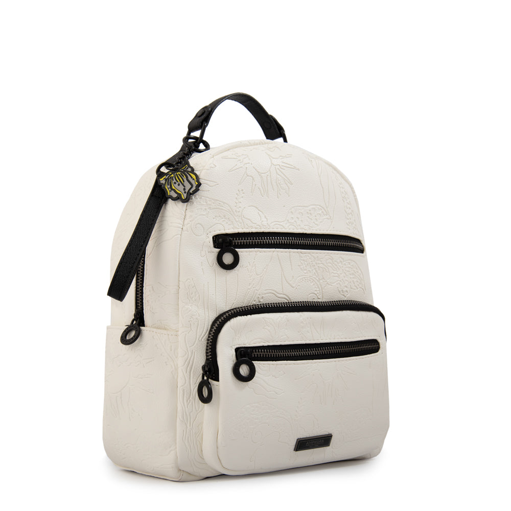Mochila voyage mediana blanco