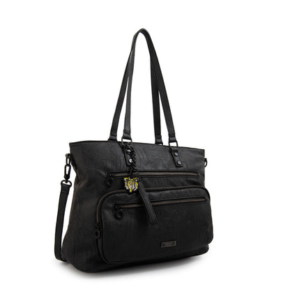 Cartera tote porta notebook voyage grande negro