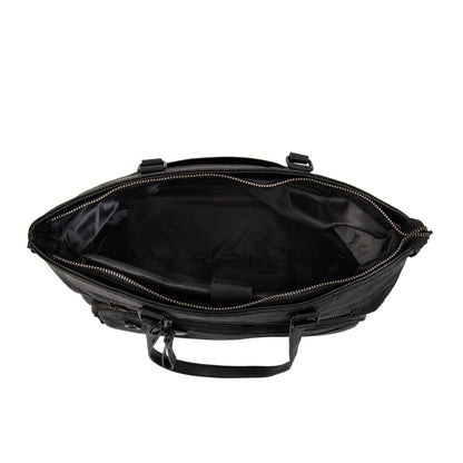 Cartera tote porta notebook voyage grande negro