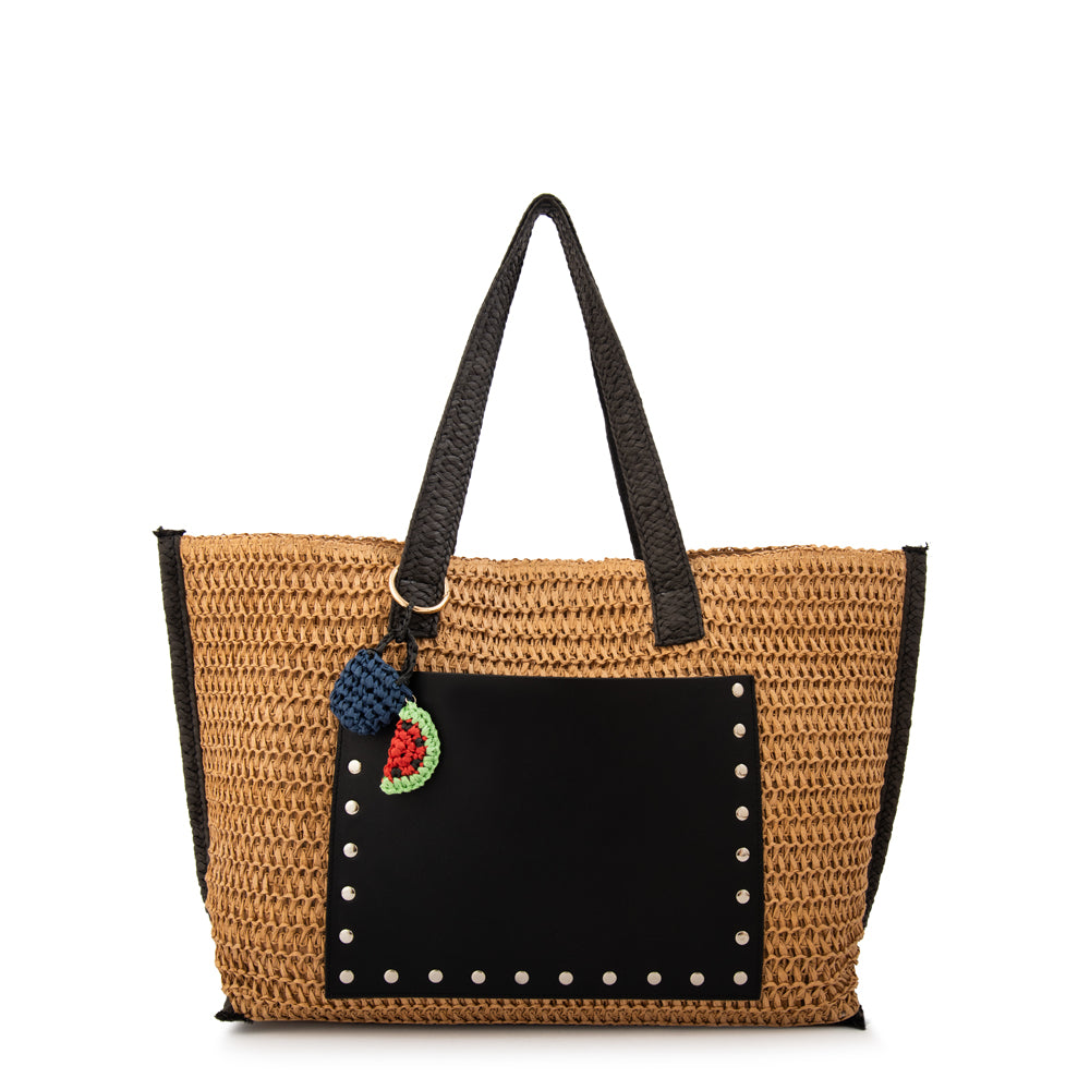 Bolso novi grande beige oscuro