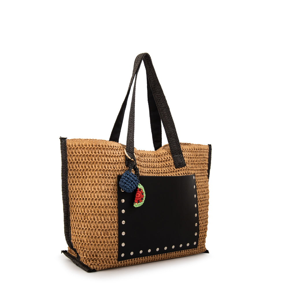 Bolso novi grande beige oscuro