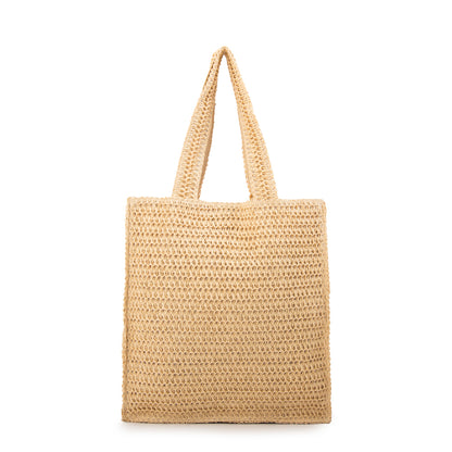 Bolso perla grande beige